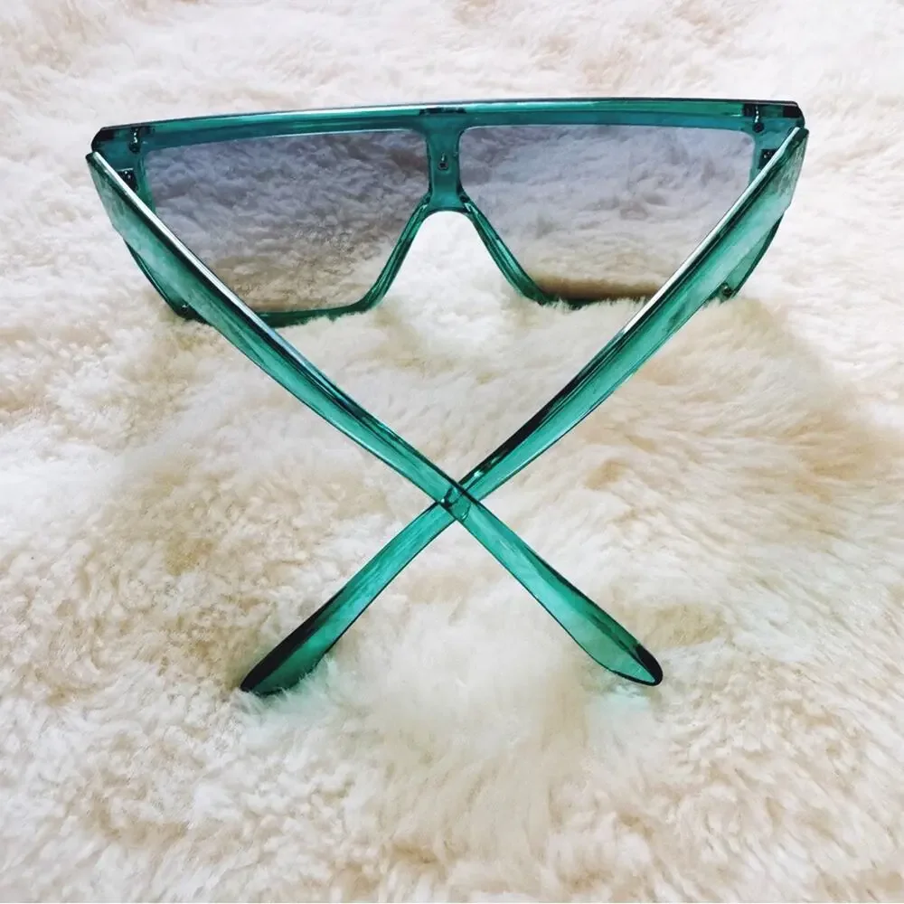 Greta Green Oversized Statement Sunglasses